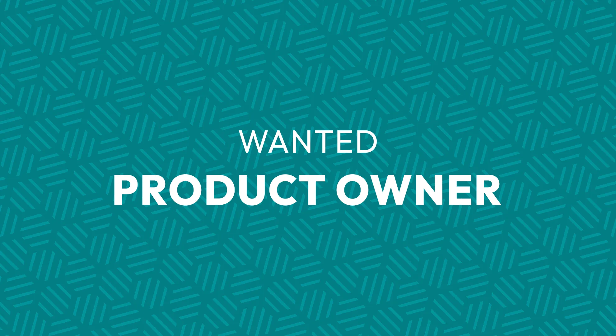 Job Opportunity: Product Owner
